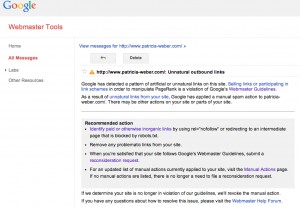Google penalty unnatural outbound links